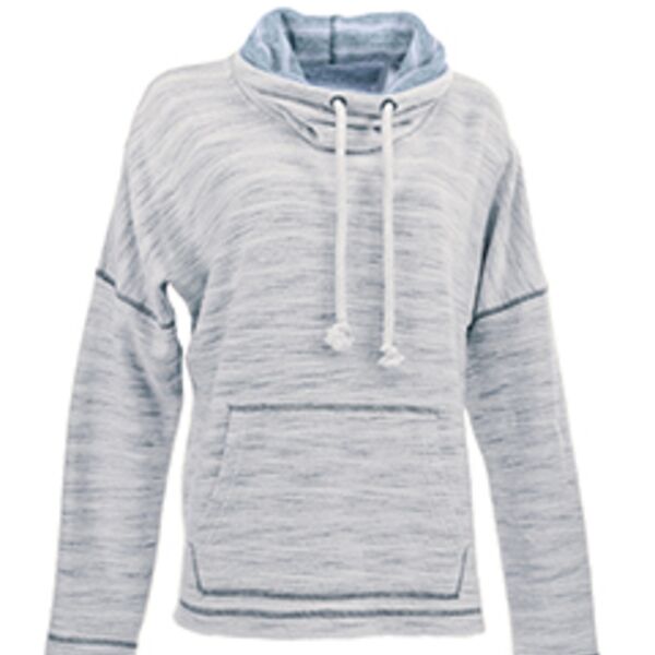 Ladies' Baja Fleece Cowl Neck Hoodie Thumbnail