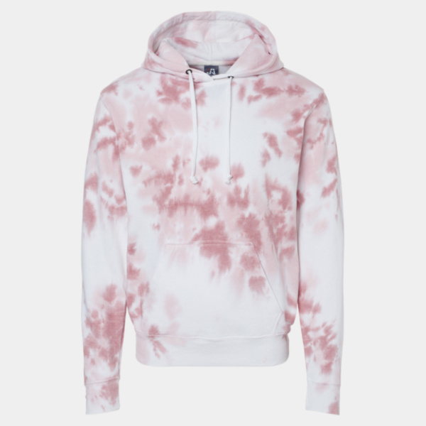 Men's Tie-Dyed Fleece Hooded Sweatshirt Thumbnail