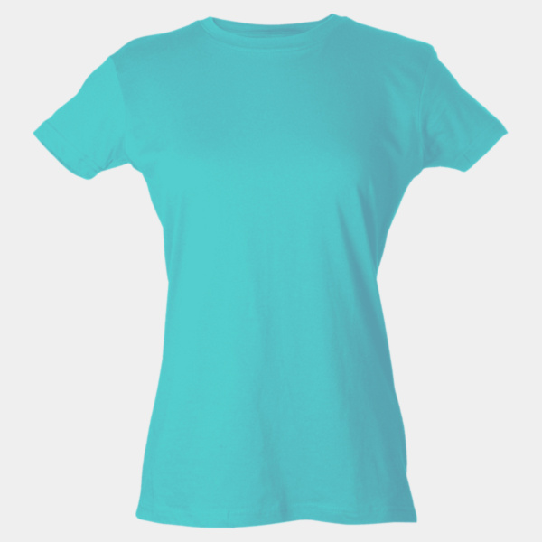 Women's Fine Jersey Slim Fit T-Shirt Thumbnail
