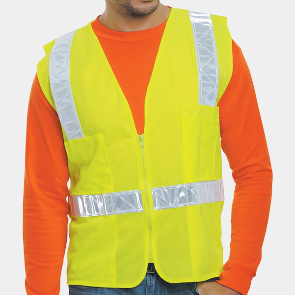 Unisex USA Made 22Surv-R Class 2 ANSI High Vis Surveyor Safety Vest Thumbnail