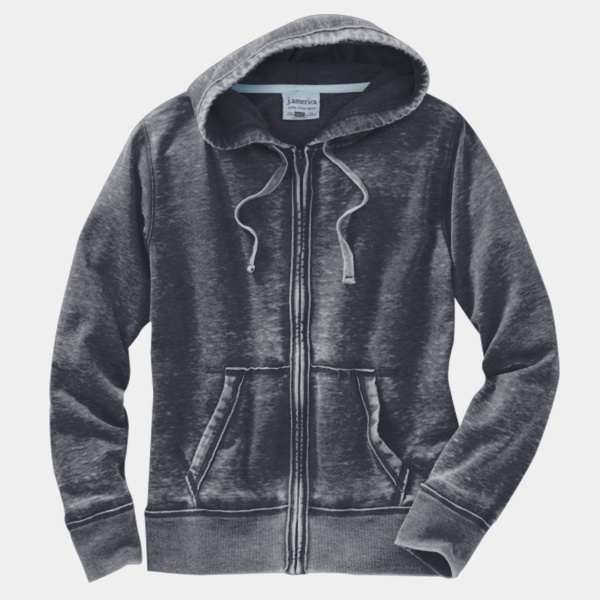Adult Vintage Zen Full-Zip Fleece Hooded Sweatshirt Thumbnail