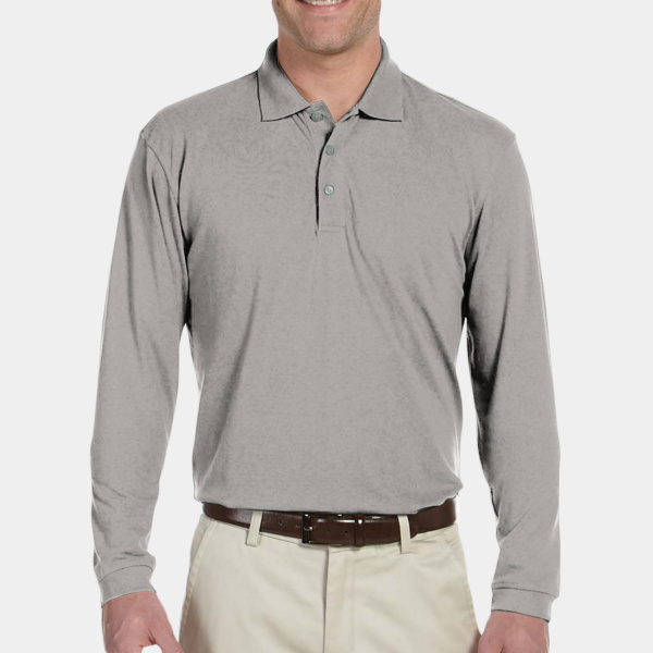 Men's Easy Blend™ Long-Sleeve Polo Thumbnail