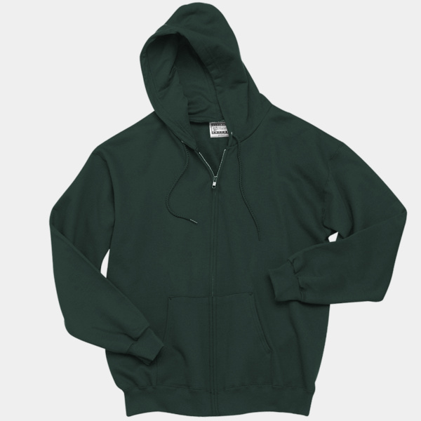 Youth EcoSmart® Full-Zip Hooded Sweatshirt Thumbnail
