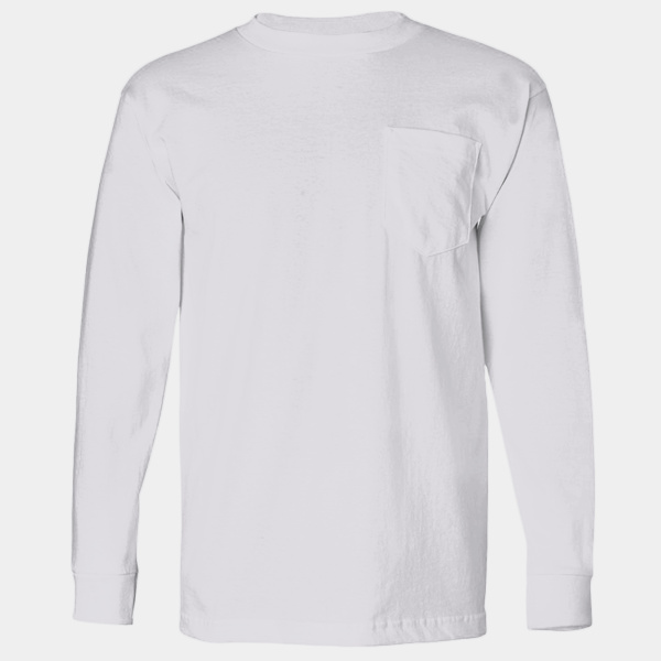 Unisex USA-Made Long Sleeve Pocket T-Shirt Thumbnail