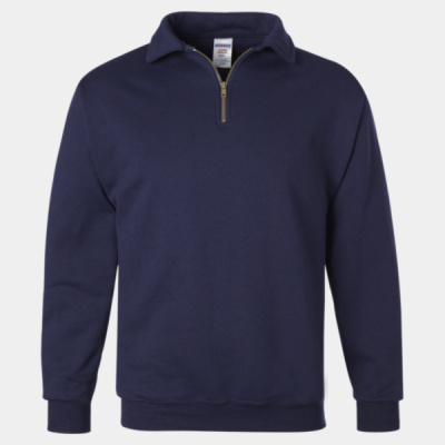 Unisex Super Sweats NuBlend® Quarter-Zip Cadet Collar Sweatshirt Thumbnail