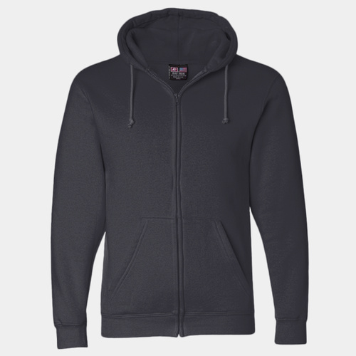 Unisex USA-Made Full-Zip Hooded Sweatshirt Thumbnail