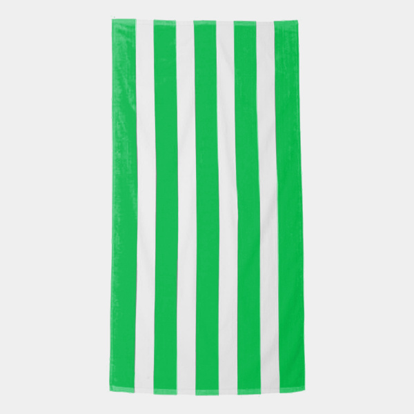 Cabana Stripe Velour Beach Towel Thumbnail