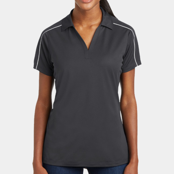 Women's Micropique Sport Wick ® Piped Polo Thumbnail