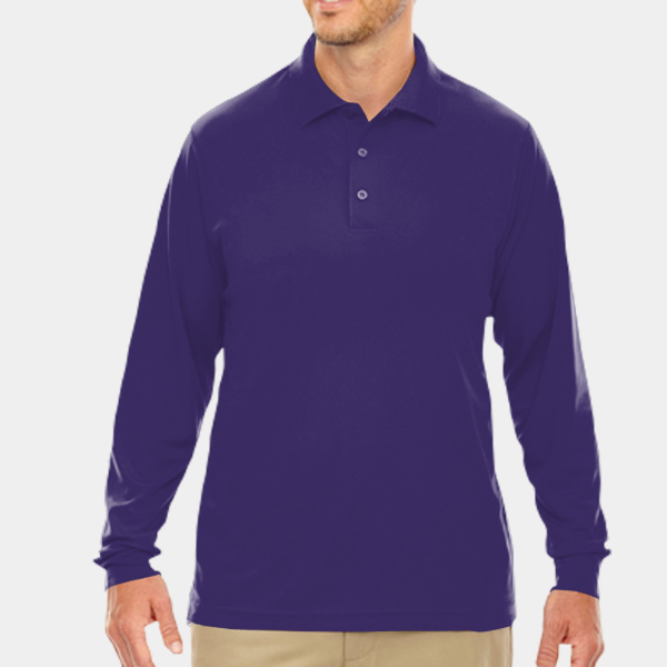 Men's Pinnacle Performance Long-Sleeve Piqué Polo Thumbnail