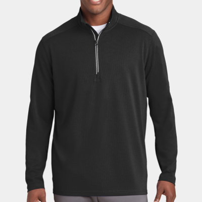 Sport Wick ® Textured 1/4 Zip Pullover Thumbnail