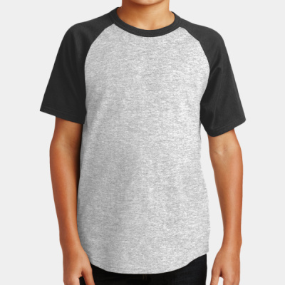 Youth Short Sleeve Colorblock Raglan Jersey Thumbnail