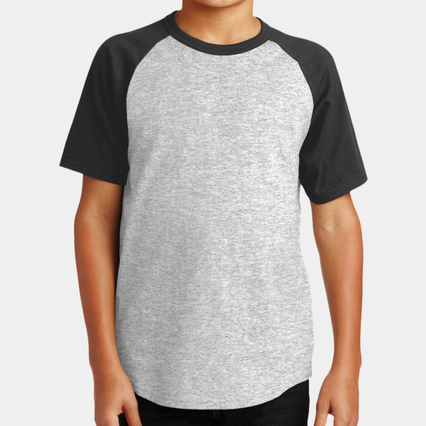 Youth Short Sleeve Colorblock Raglan Jersey Thumbnail