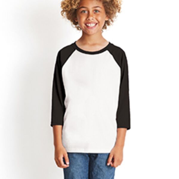 Youth CVC 3/4-Sleeve Raglan Thumbnail