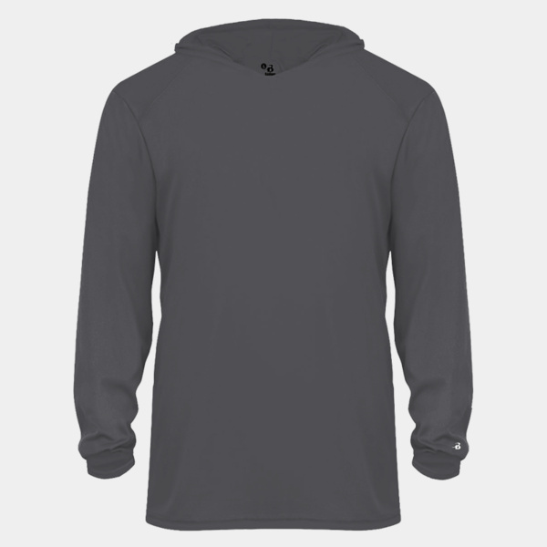 Youth B-Core Long Sleeve Hooded T-Shirt Thumbnail