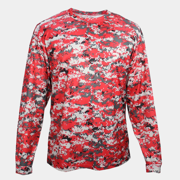 Youth Digital Camo Long Sleeve T-Shirt Thumbnail