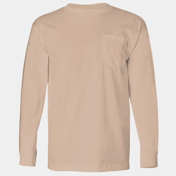 Adult USA Made Heavyweight Long-Sleeve Pocket T-Shirt Thumbnail