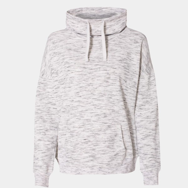 Women’s Mélange Fleece Cowl Neck Sweatshirt Thumbnail