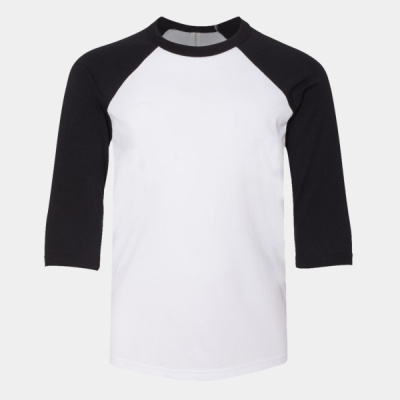 Youth Three-Quarter Sleeve Baseball Tee Thumbnail