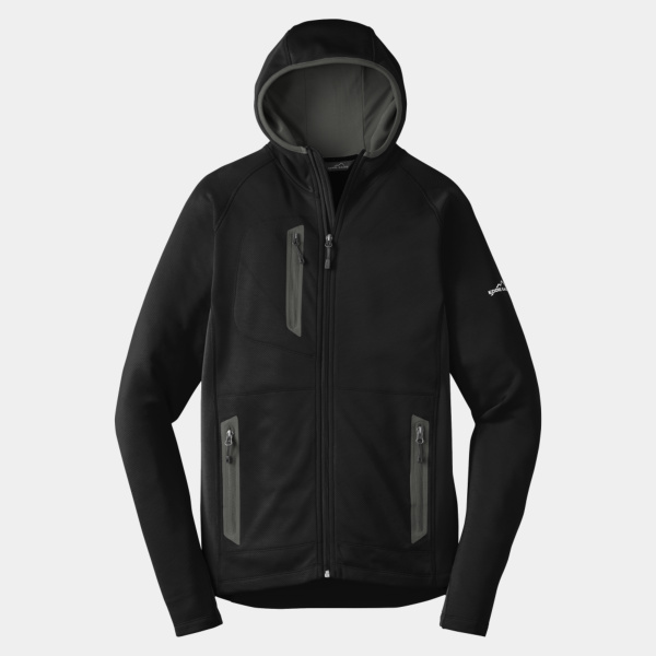 Sport Hooded Full Zip Fleece Jacket Thumbnail