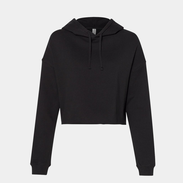 Women’s Lightweight Crop Hooded Sweatshirt Thumbnail