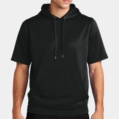 Sport Wick ® Fleece Short Sleeve Hooded Pullover Thumbnail