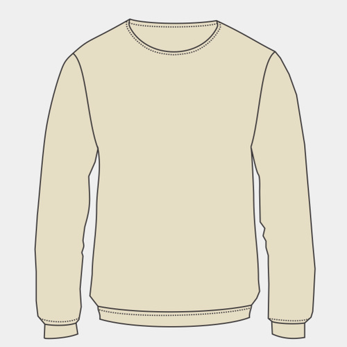 Unisex USA-Made Super Heavy Oversized Crewneck Sweatshirt Thumbnail