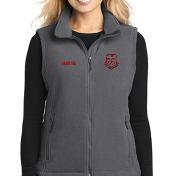 Ladies Value Fleece Vest (LOGO W/ NAME) Thumbnail
